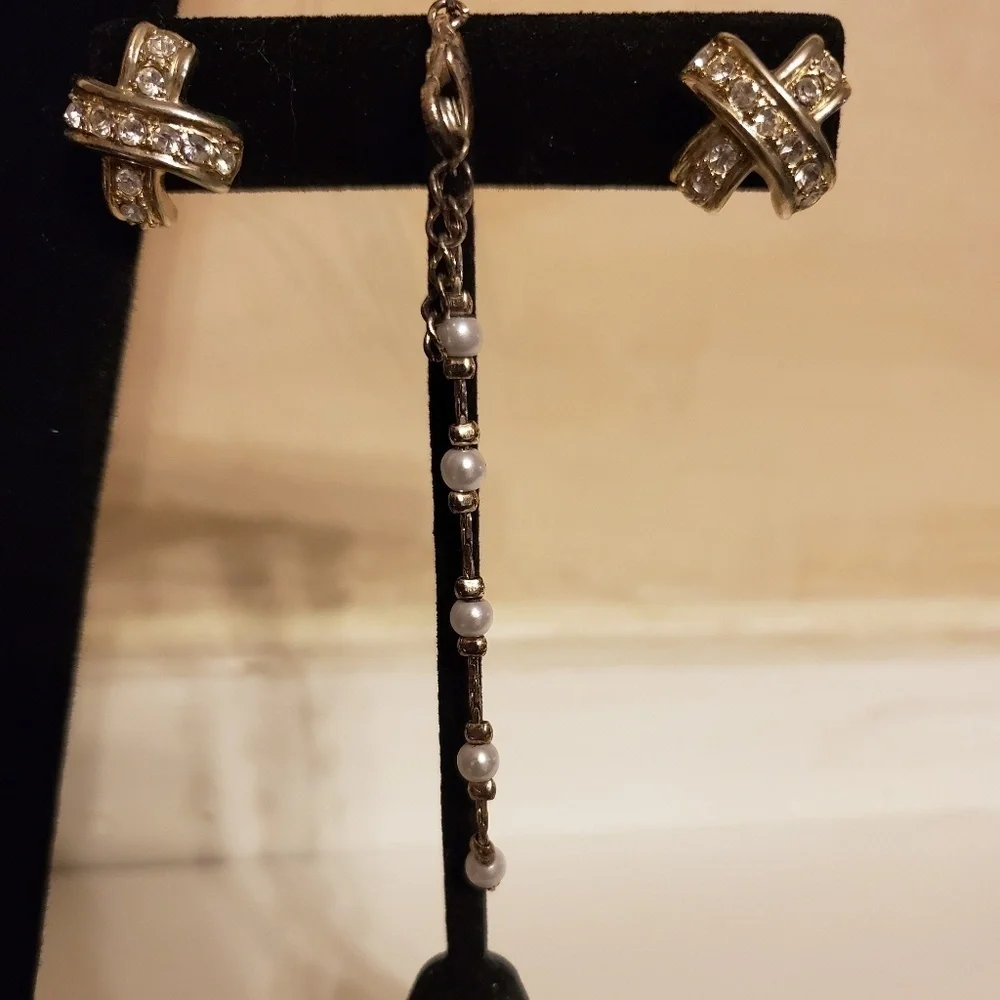 📿👂💍 Necklace, bracelet, and earrings set